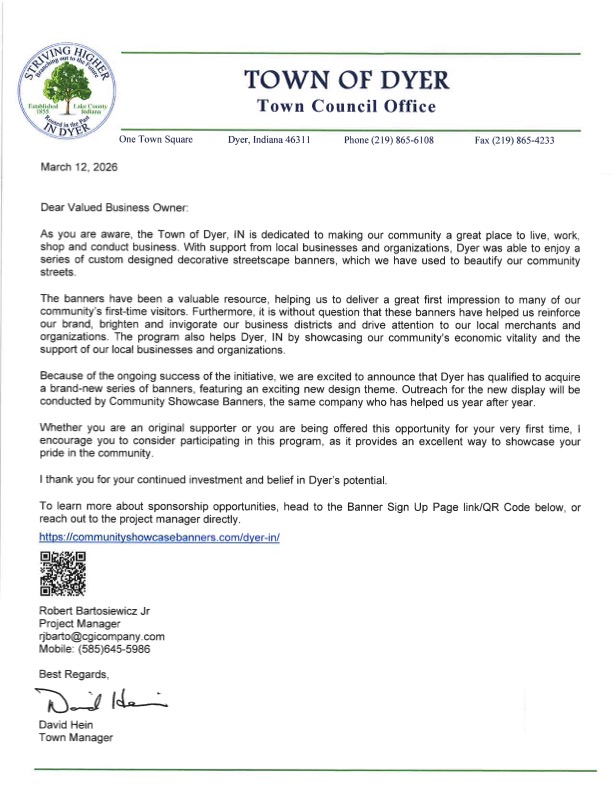 dyer-in-letter-2026 Invitation from Temple Terrace, FL